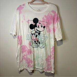 disney mickey mouse tie dye tshirt size extra large men’s